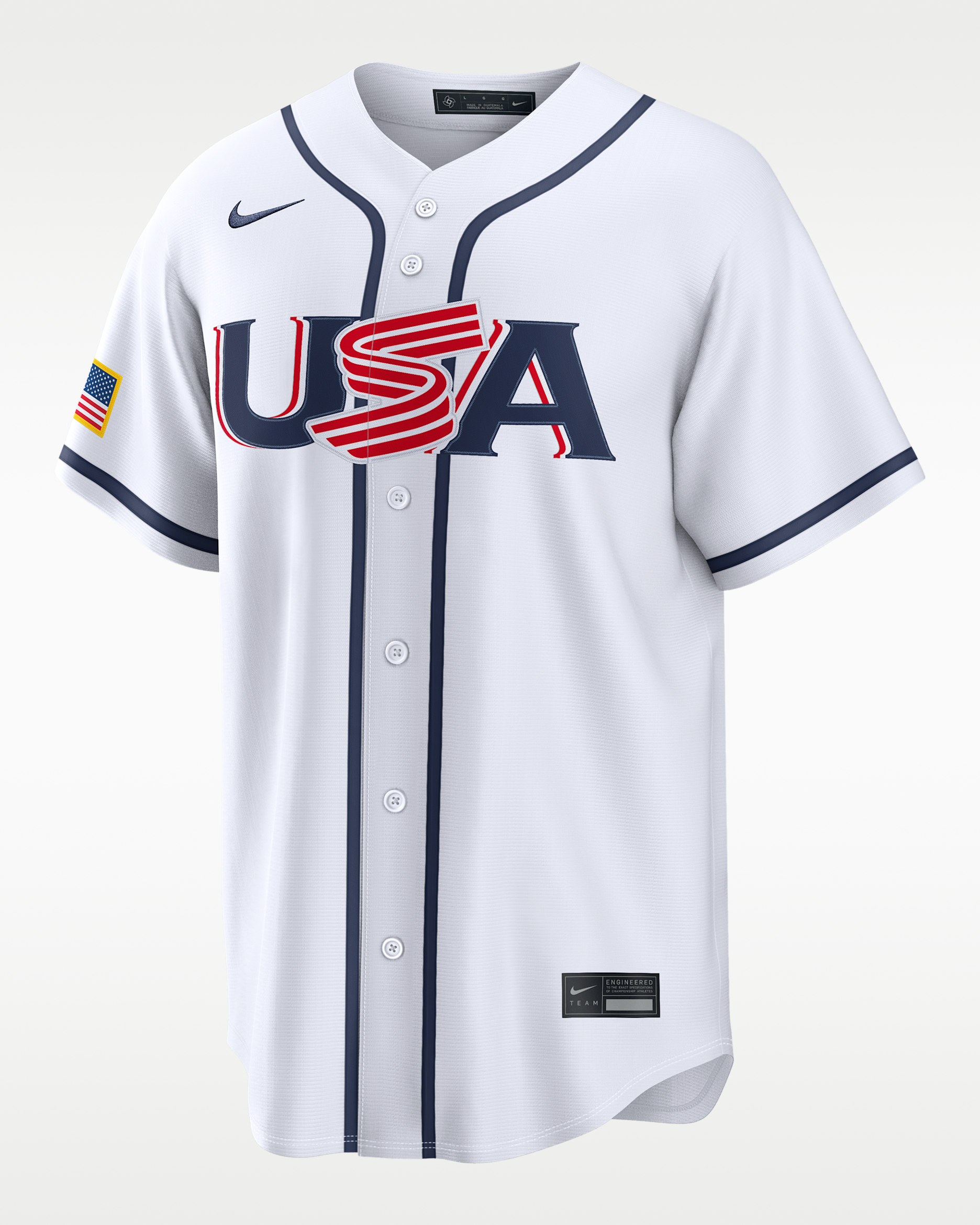 2026WBCアメリカ代表ホームユニホーム　ボビーウィットJr. Bobby Witt Jr. USA Baseball 2026 World Baseball Classic Men's Nike